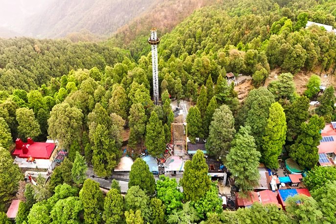 Aerial View Nainital Adventure Park