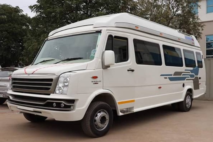 22 Seater Tempo Traveller of Maa Shiv Tour N Travel