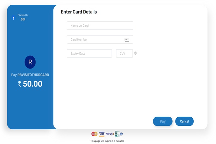 Rashtrapati Tapovan Online Fee