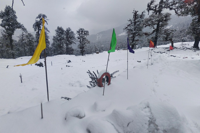 Chopta Snowfall image