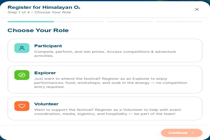 Tehri Lake mahotsav registration